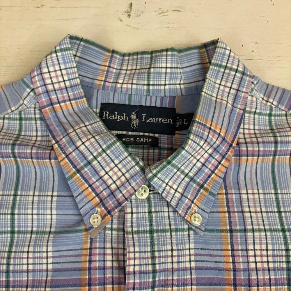 Ralph Lauren Bob Camp Shirt Polo Ralph Lauren Mens Large